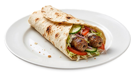 Lamb Kebab Wrap
